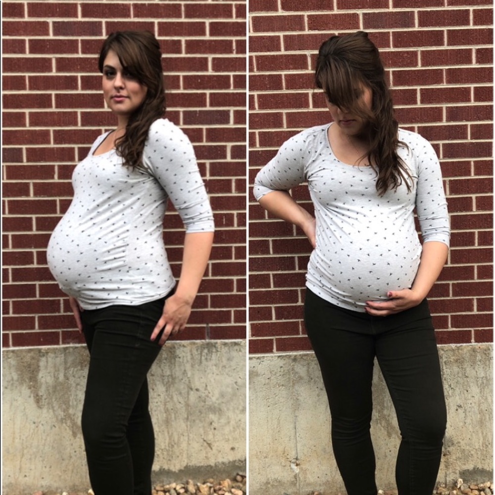 H&M Three Quarter Sleeve T-Shirt